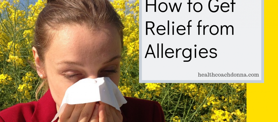 how to get relief from allergies